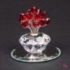 Jubileum vaas rode rozen
