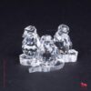 Pinguin baby's op ijsschots