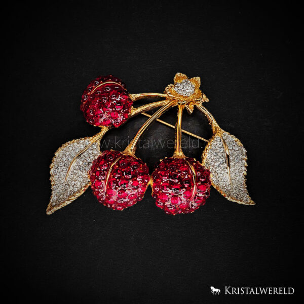 Broche kersen XL