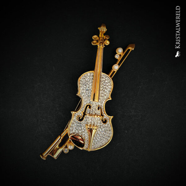 Brooch violin large