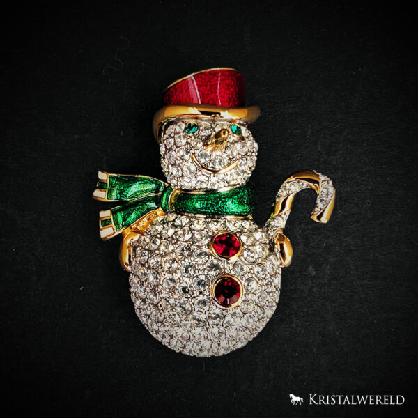 Broche sneeuwman