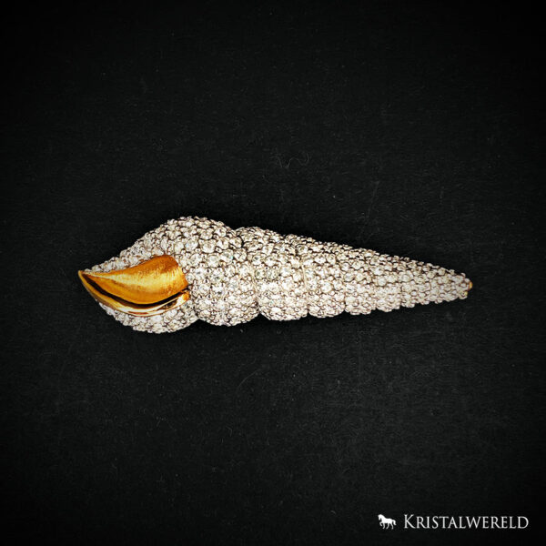 Broche schelp groot