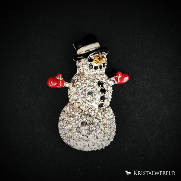 Broche sneeuwpop