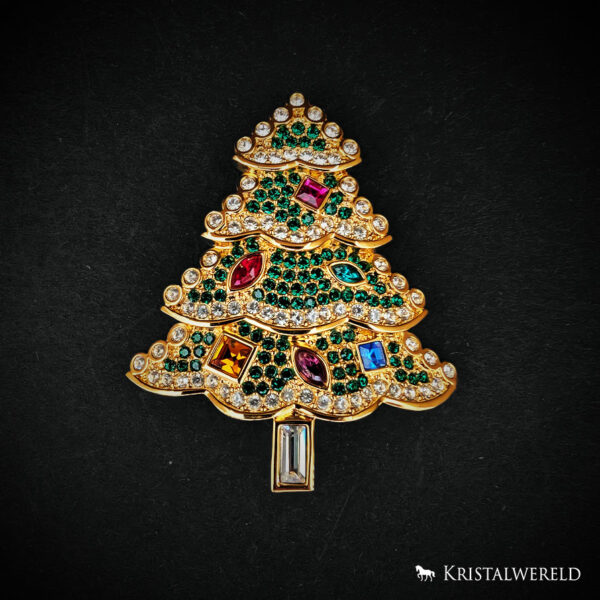 Broche kerstboom