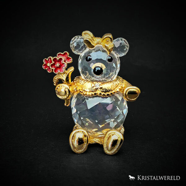 Trimlite bear with red flowers without box or certificate