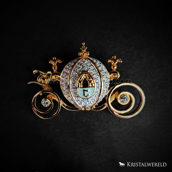 Broche koets Assepoester jubileum