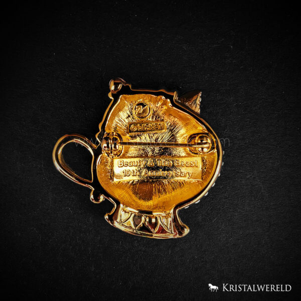 Broche Mrs. Potts & Chip - Belle en het Beest 10-jarig jubileum set - l.e. 1000 stuks - Afbeelding 3